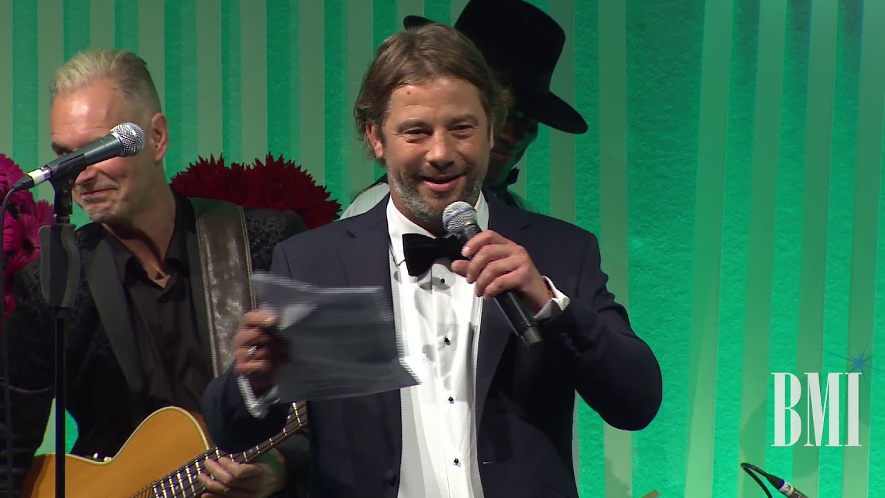 Jay Kay Accepts the President's Award at the 2017 BMI London Awards