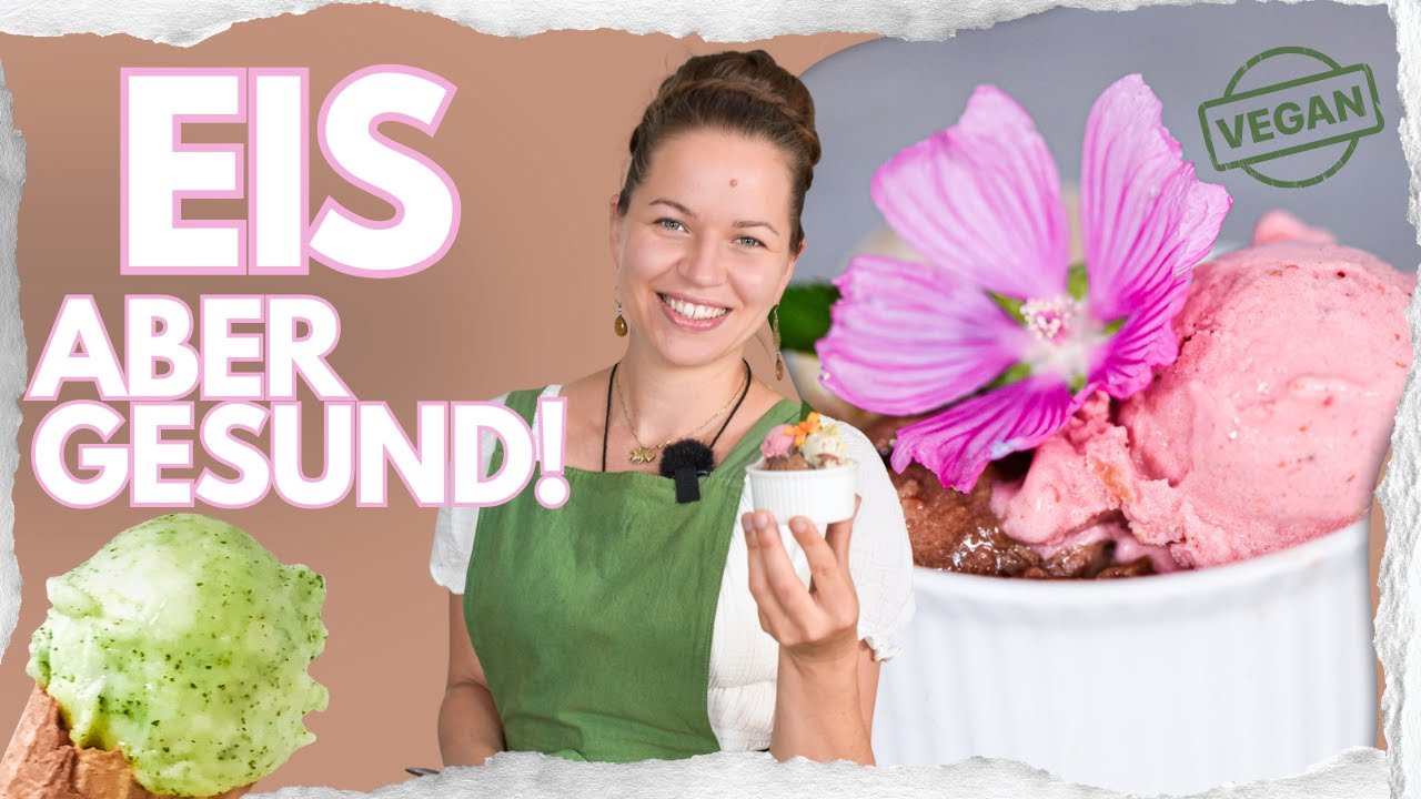 Eis selber machen – gesund, vegan, zuckerfrei & ohne Eismaschine! 🍦