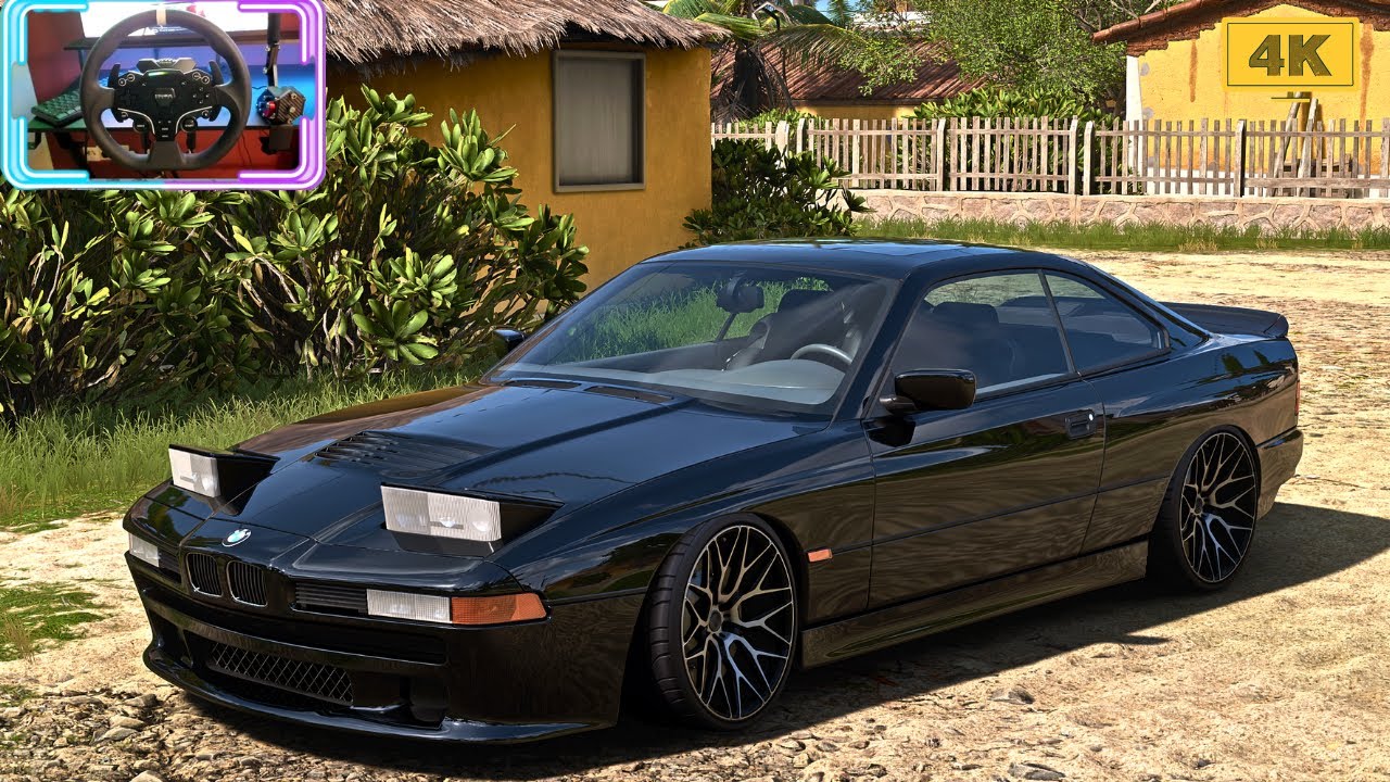BMW 850 CSi 1995 - Forza Horizon 5 / Moza R3 Steering Wheel / 4K Gameplay