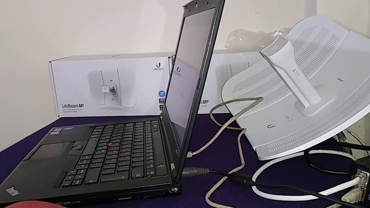 CONFIGURACION ANTENA LITEBEAM M5 MODO CLIENTE
