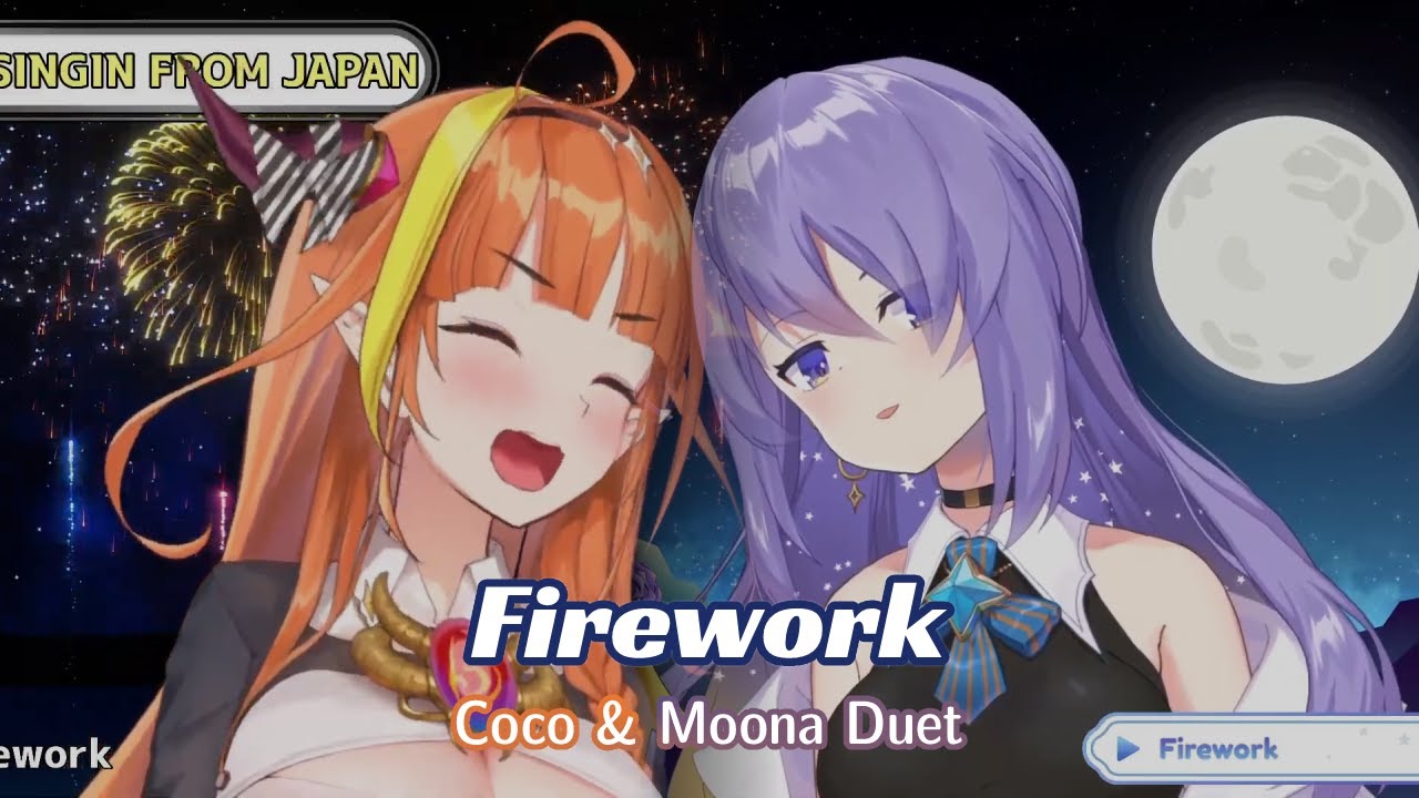 [Hololive Duet] Firework - Kiryu Coco & Moona Hoshinova mashup