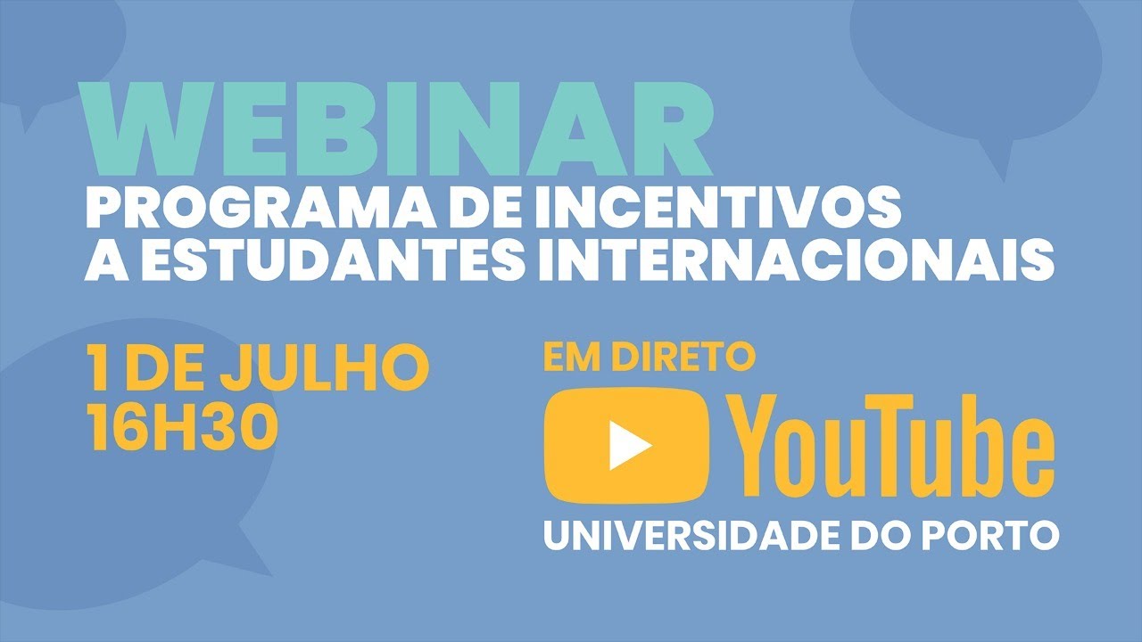 Webinar Programa de Incentivos para Estudantes Internacionais