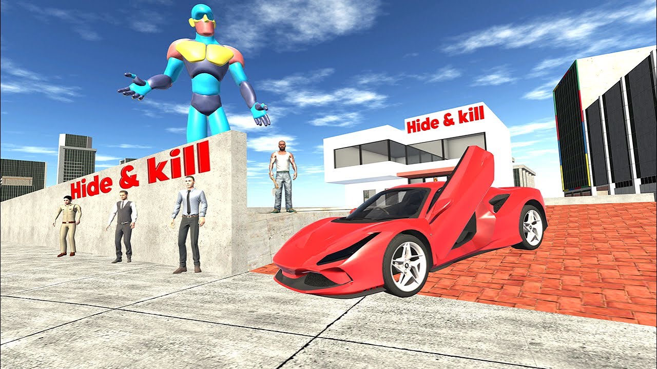 Franklin vs New Clone Army – Hide & Kill Challenge | Indian Bike Driving 3D