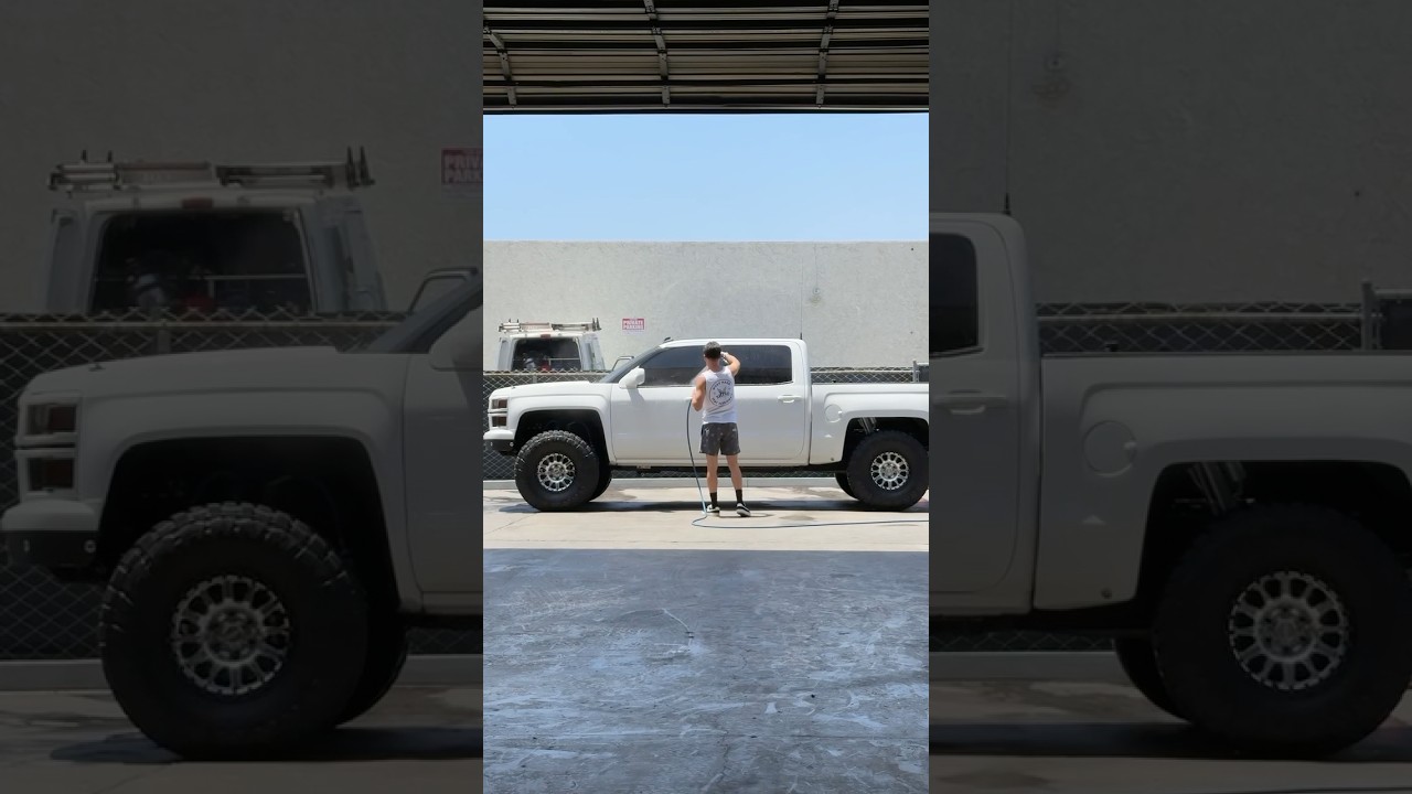 This truck sounds insane, and we washed it✨