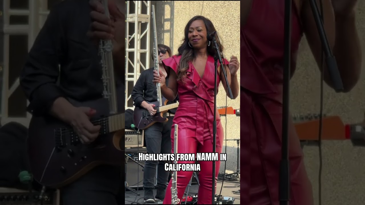 Highlights from my performance at the NAMM Show in California! #nammshow #kimscott #flute #jazz