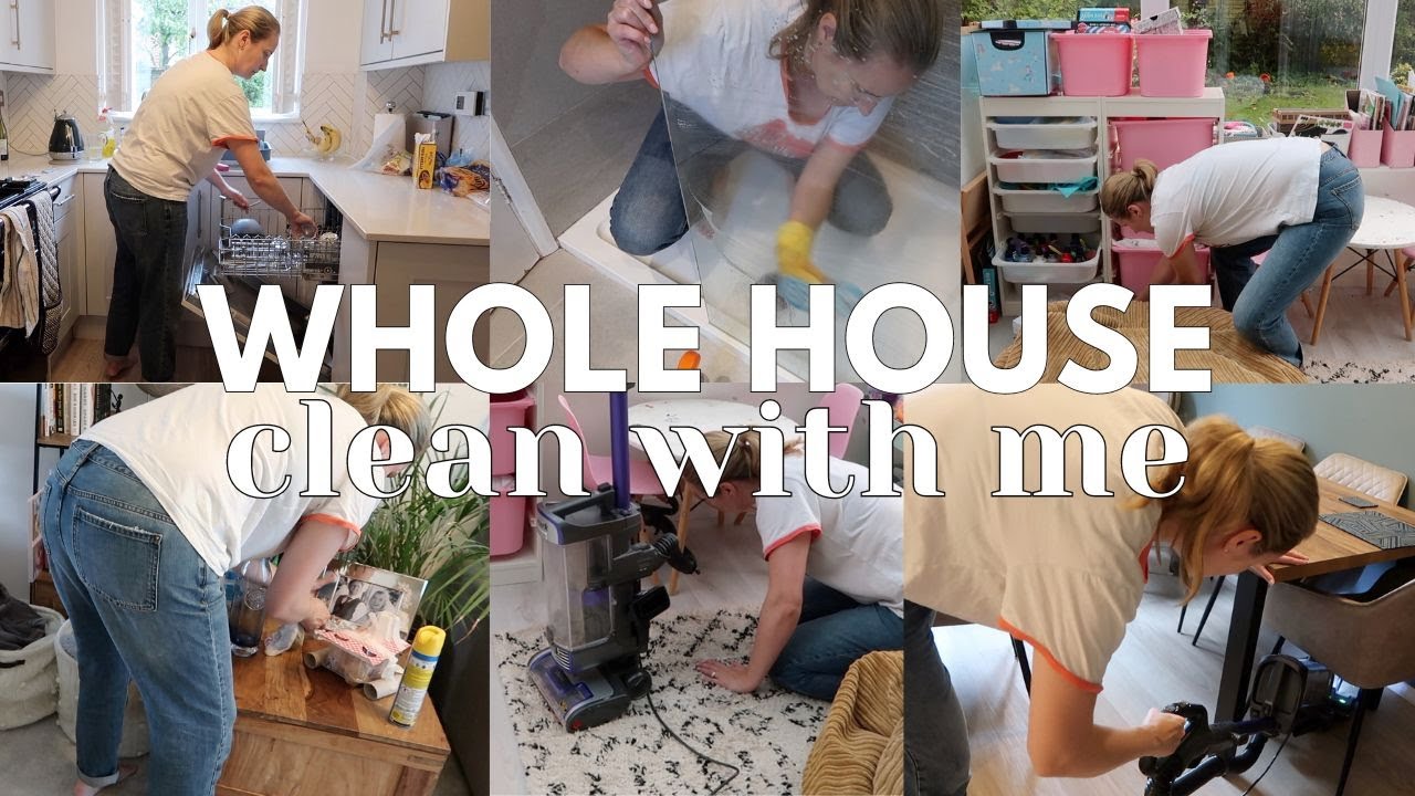 SPEED CLEAN WITH ME // Whole house clean
