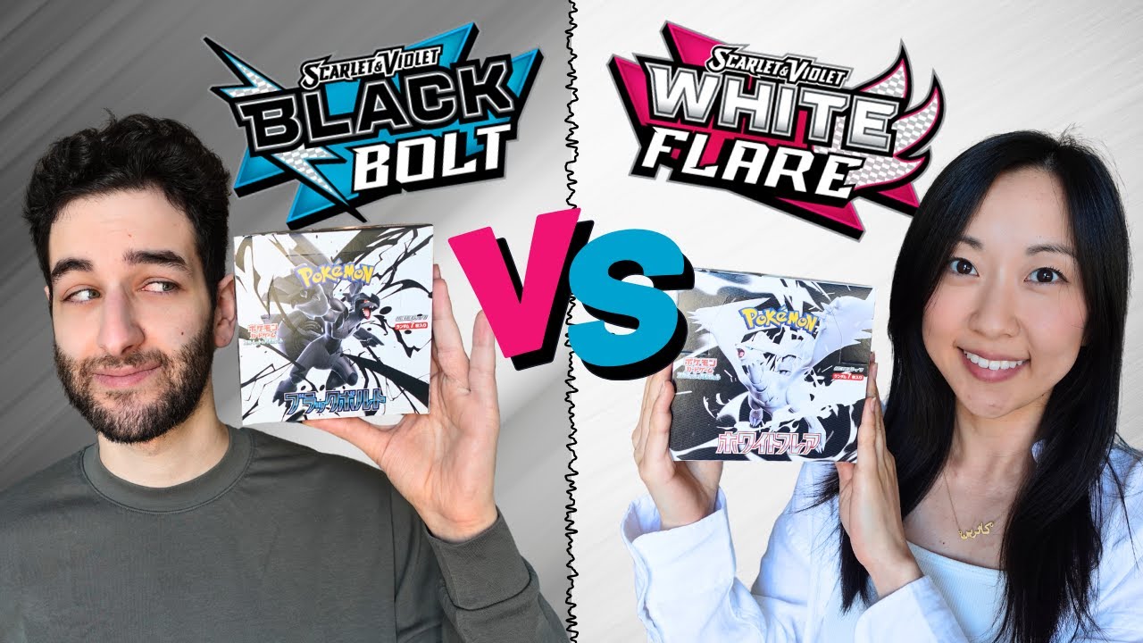 We Each Open a Black Bolt and White Flare Booster Box!