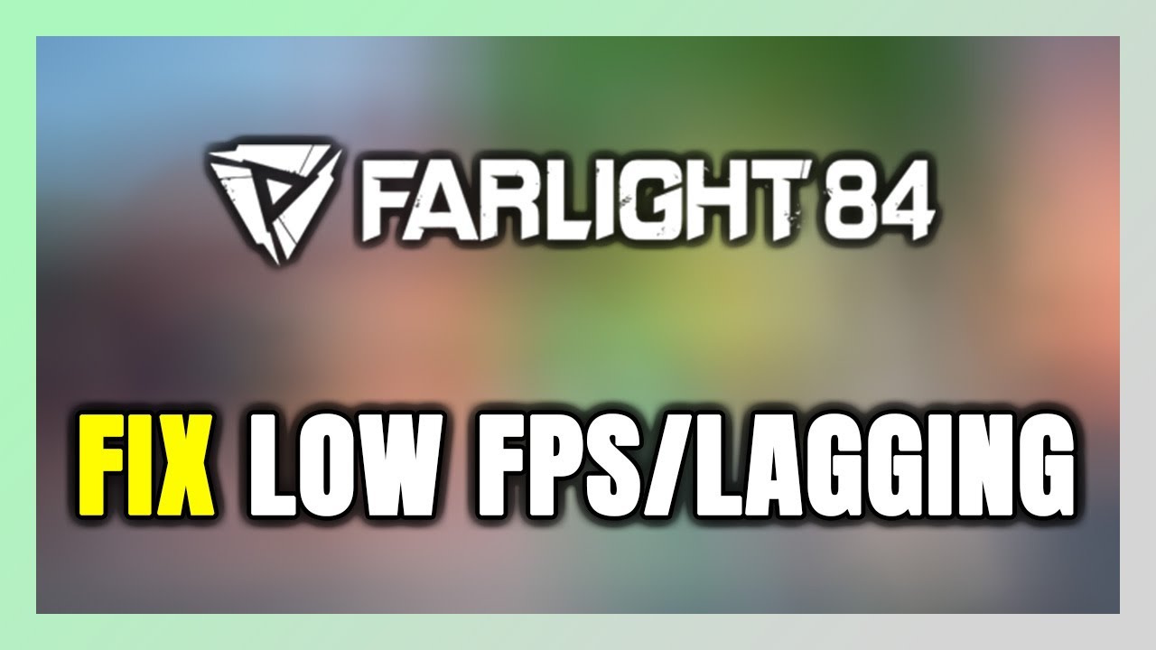 How to FIX Farlight 84 Low FPS & Lagging!