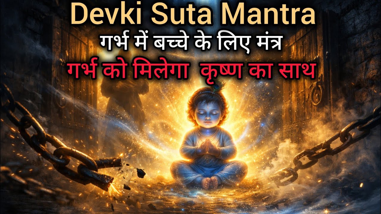 देवकी सुता मंत्र| गर्भवती ज़रूर सुनें |Pregnancy mantra for baby in the womb |Garbh Sanskar|