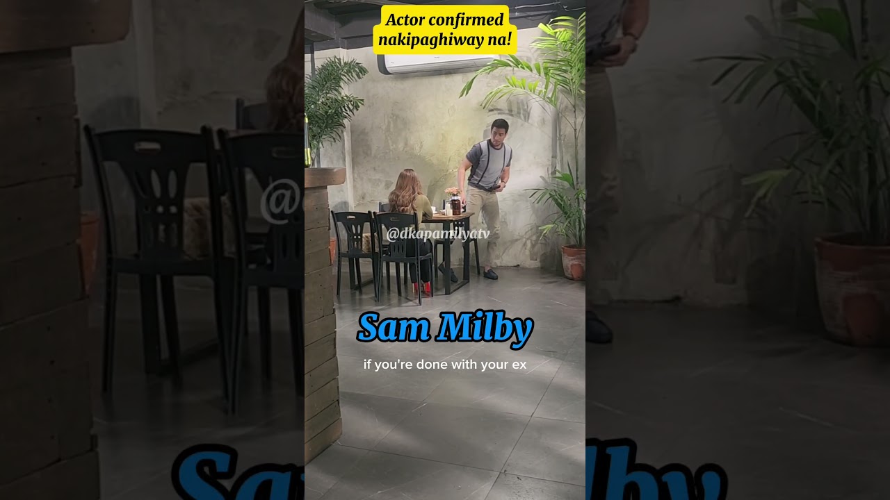 Actor Sam Milby | Trending Break Up #catrionagray #shorts
