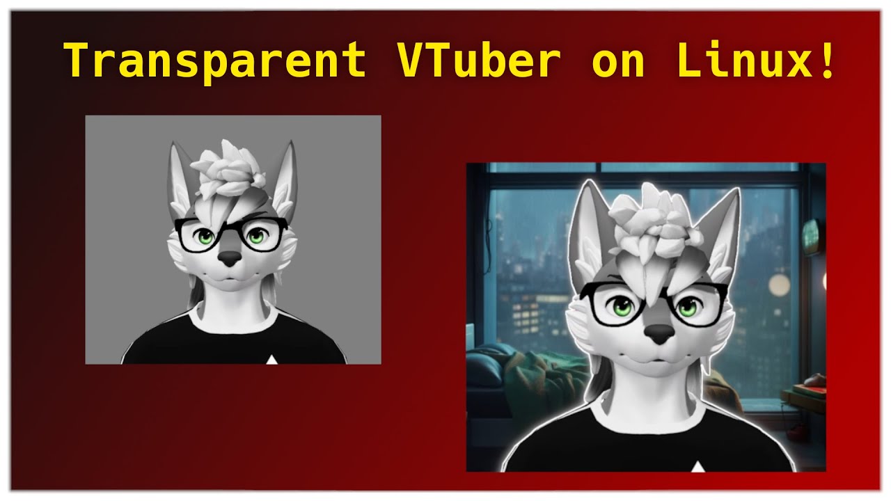 VSeeFace Transparency on Linux | Tutorial #vtuber #linux