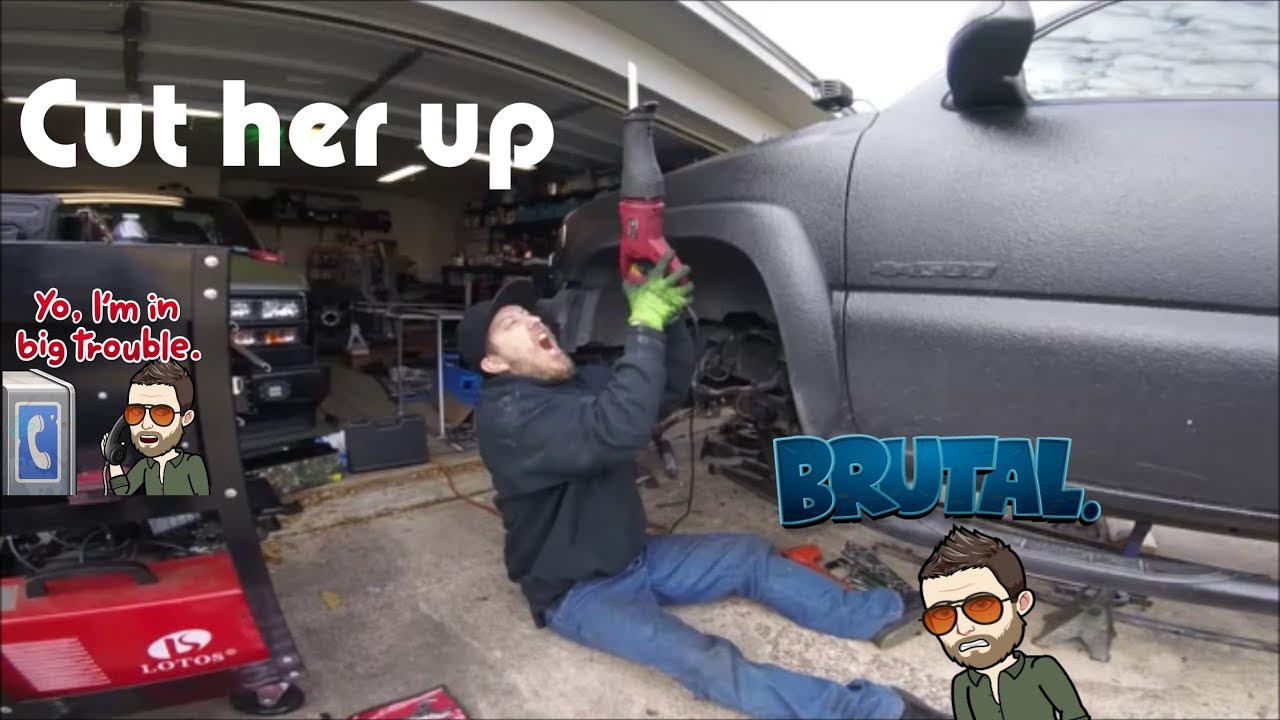 Rough Country 6 inch lift kit install chevy silverado 99-02 (PART 1)