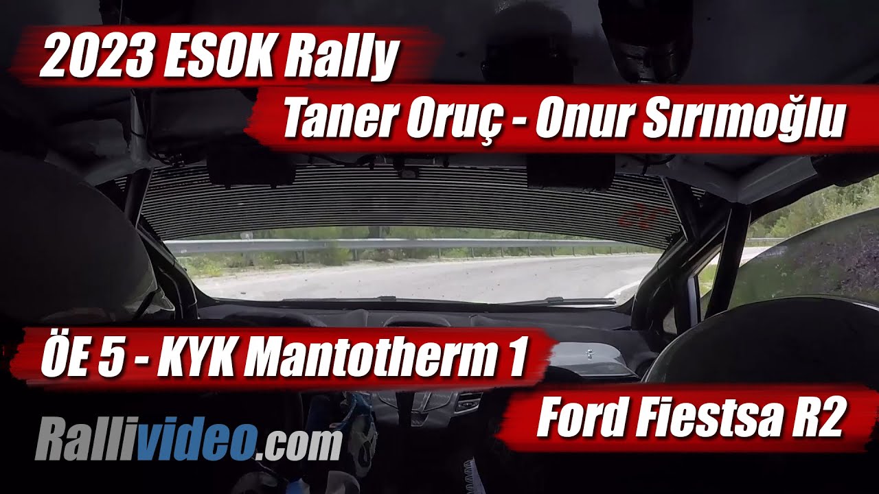 INCAR // 2023 ESOK Rally / Taner Oruç - Onur Sırımoğlu / ÖE 5 / Ford Fiesta R2