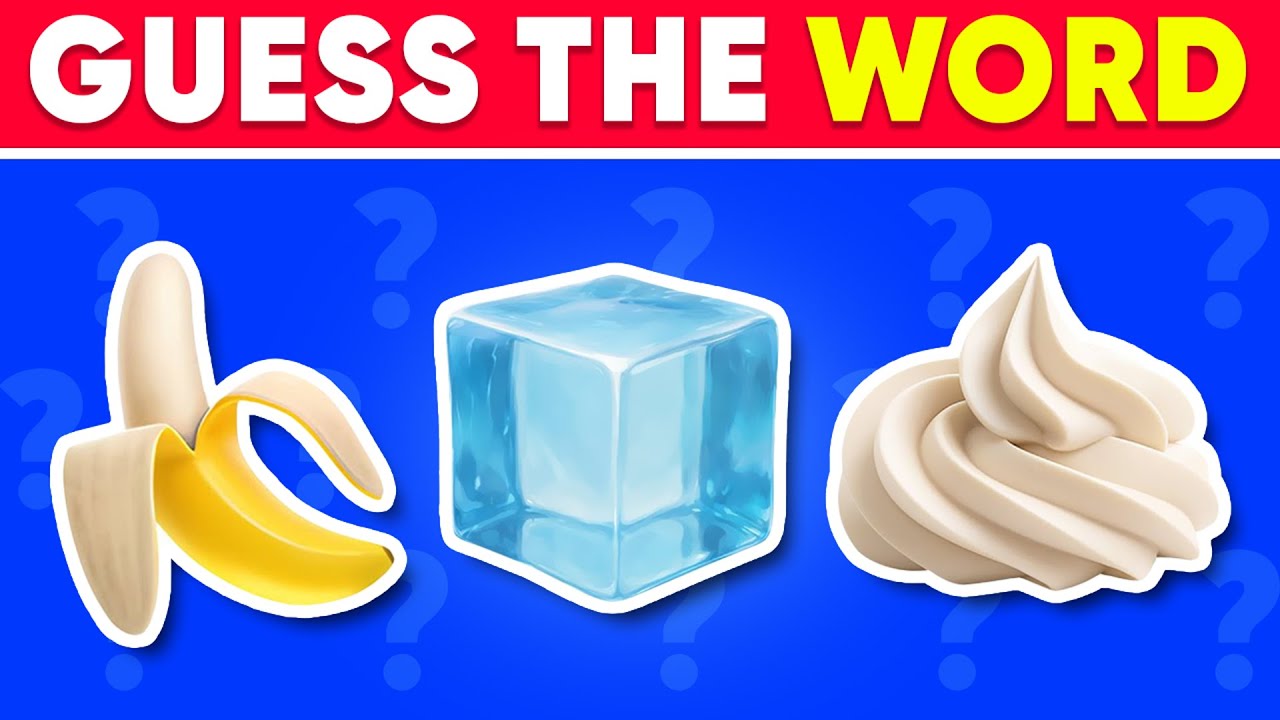 Can You Guess The WORD By Emojis? 🤔❓✅ Emoji Quiz 2026 | Quiz Kingdom