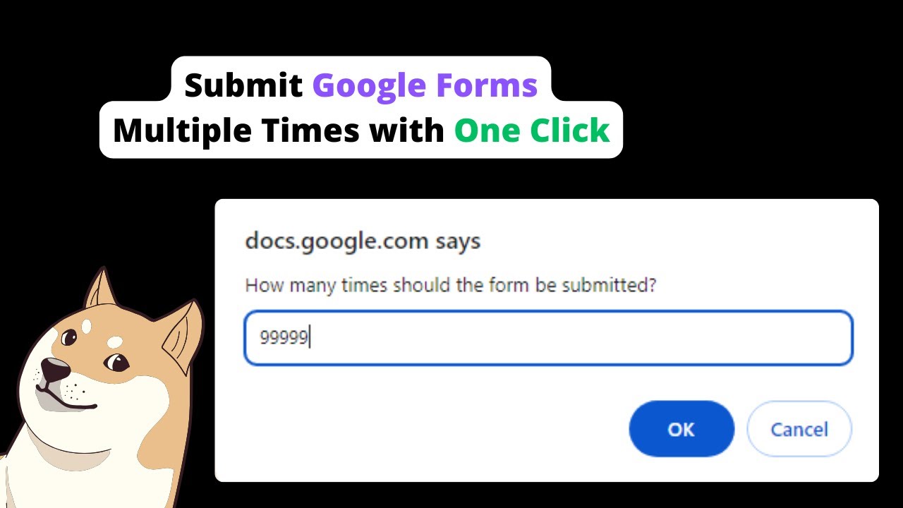 How to fill google form multiple times automatically with Borang Chrome Extension
