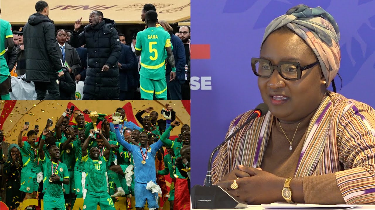 La ministre des Sports Sénégalaise a dressé le bilan de la Can: sportif, disciplinaires et financier