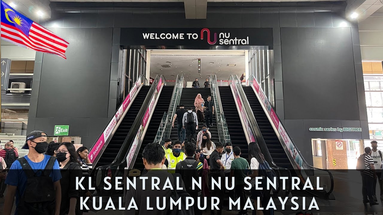 Прогулка по KL Sentral и NU Sentral в Куала-Лумпуре, Малайзия | Прогулка по KL Sentral и NU Sentral