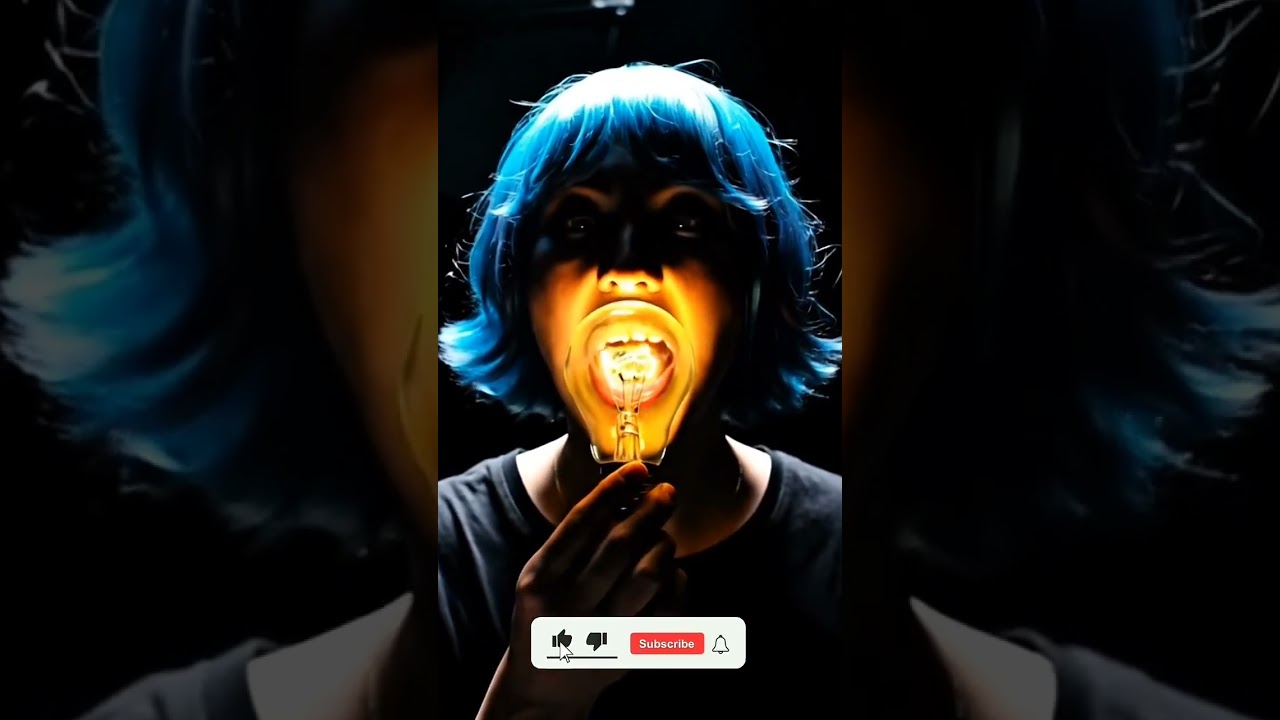 “ASMR Mukbang: Eating a Light Bulb?! 💡🍬 | Glass Crunch & Glowing Syrup”
