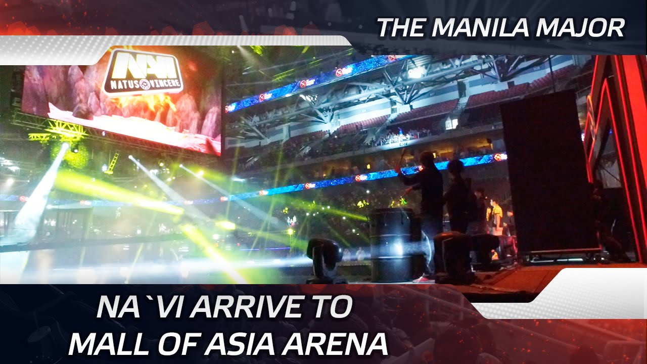 Na`Vi arrive to  Mall of Asia Arena @ The Manila Major (ENG SUBS!)