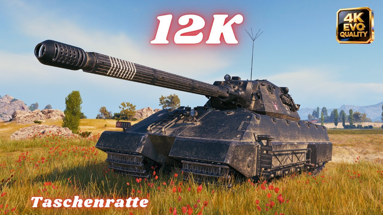 Taschenratte 12K Damage 8 Kills & Taschenratte  12.4K Damage World of Tanks