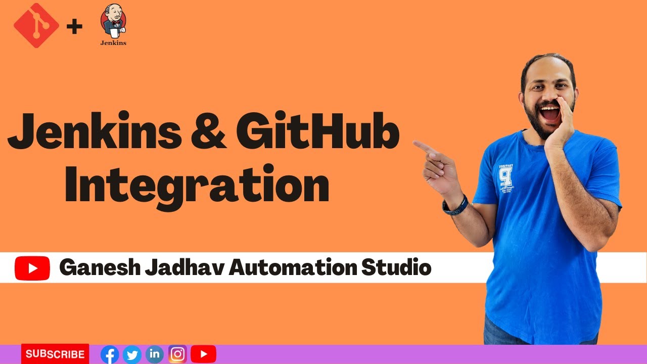 How to do Jenkins & GitHub Integration || Ganesh Jadhav AutomationStudio