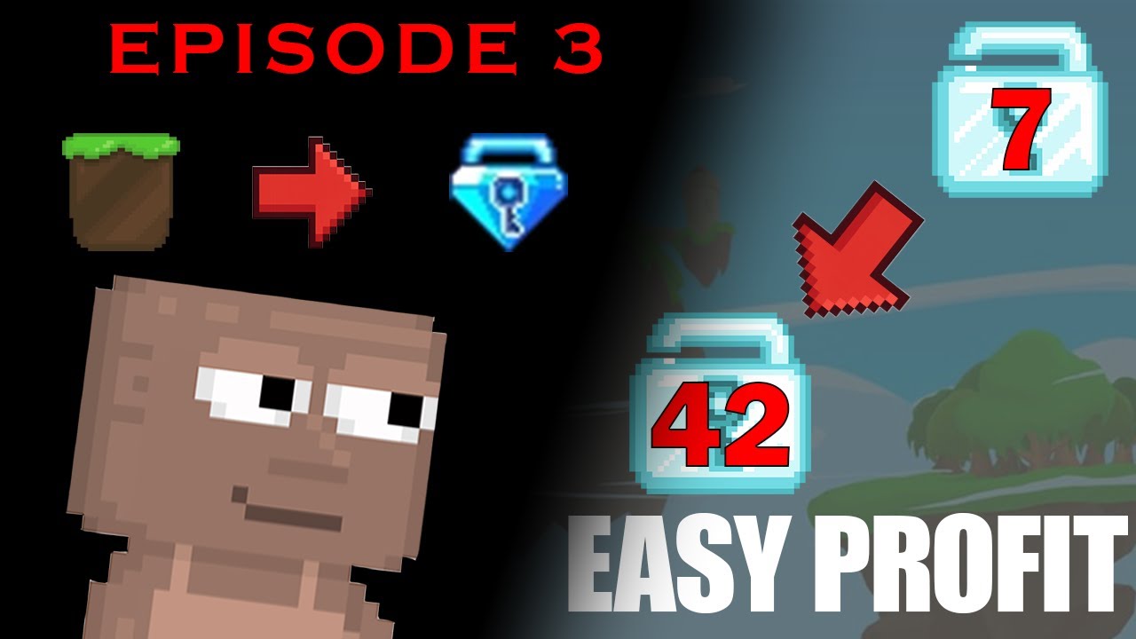 EASY PROFIT!!! | DIRT TO BGL EPISODE 3 | GROWTOPIA PROFIT 2026