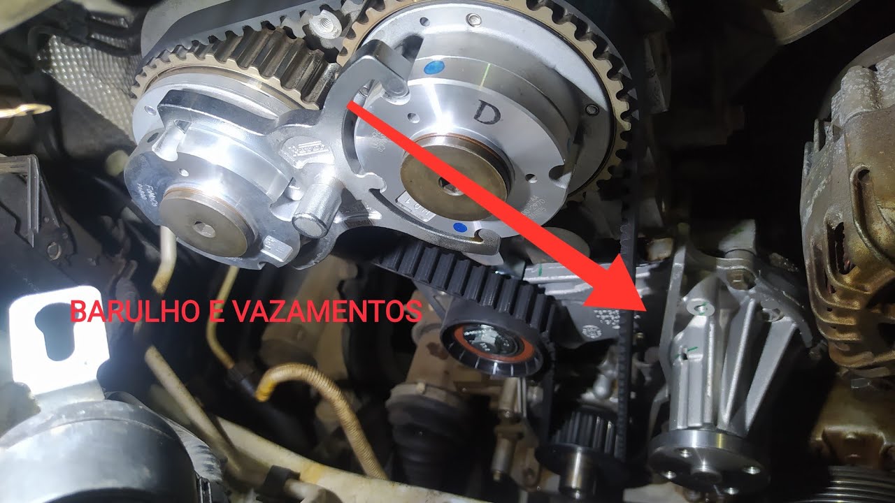 Barulho na bomba d'água motor Sigma New fiesta, novo Ka vazamento de água troca das correias