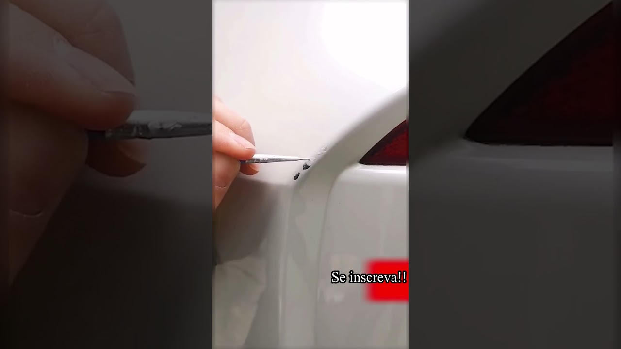 Reparo no carro com esmalte  #Shorts