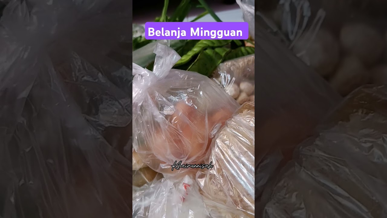 Belanja mingguan di pasar jongkok ‼️ #adayinmylife #belanjamingguan #stokikan #stokkulkas