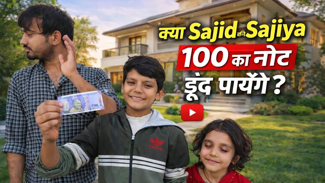 Sajid Ne kaise 100 Ka Note Nikala 🤔😃