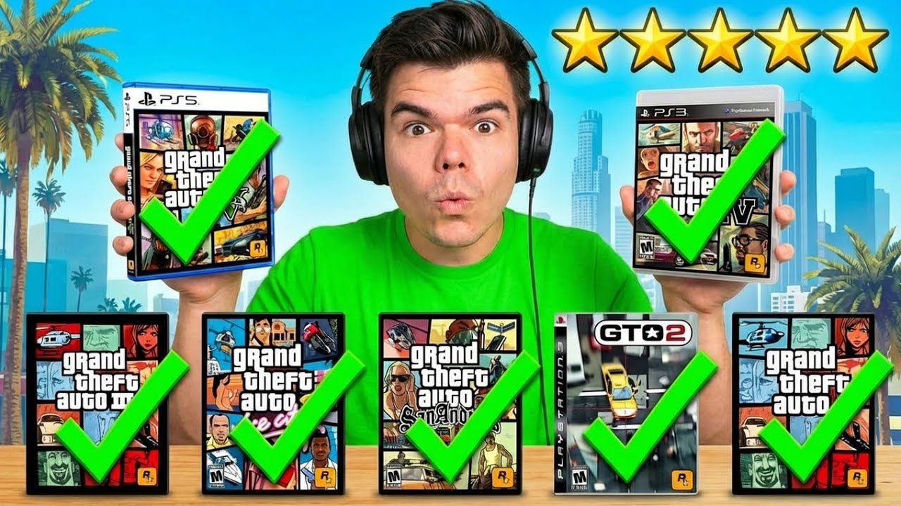 I Got 5 Stars In EVERY GTA Game&hellip;