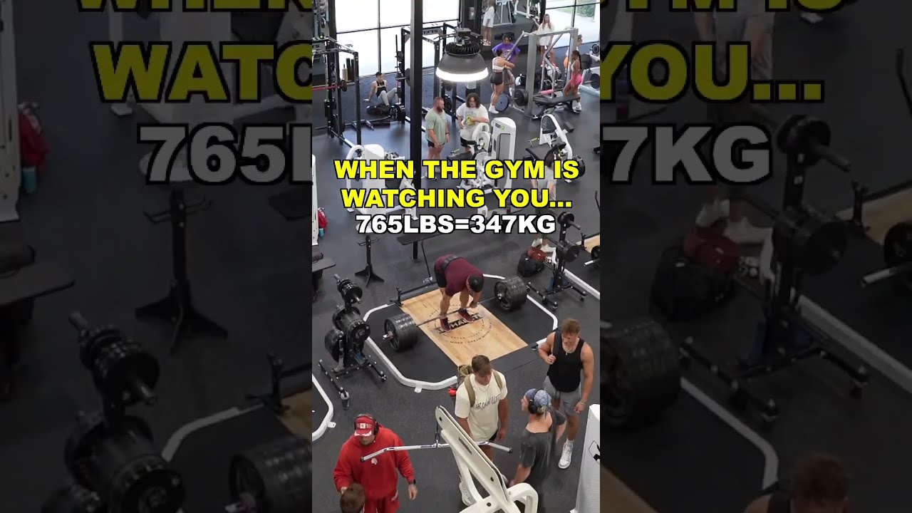 When The Whole Gym Watches You Lift&hellip;👀