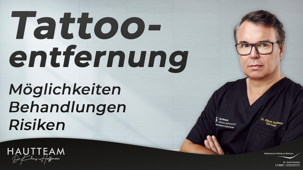 Tattooentfernung - Möglichkeiten, Behandlungen und Risiken - Hauttarzt klärt auf!