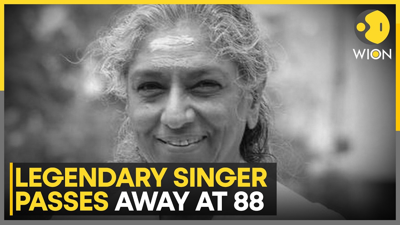 S. Janaki Dies At 88 | End Of An Era In Indian Playback Music | Wion News