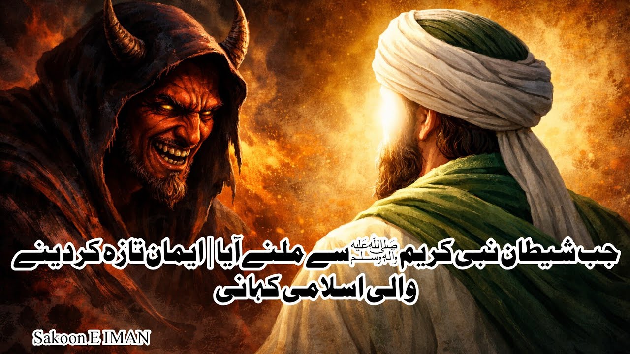 Once Upon a Time, Satan Met Our Prophet ﷺ | @SakoonEIman |