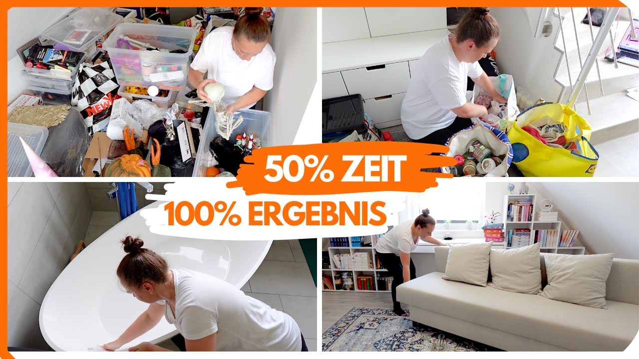 Wenig Zeit, großer Effekt ⌛💪 So schaffe ich Ordnung 🏠🧽