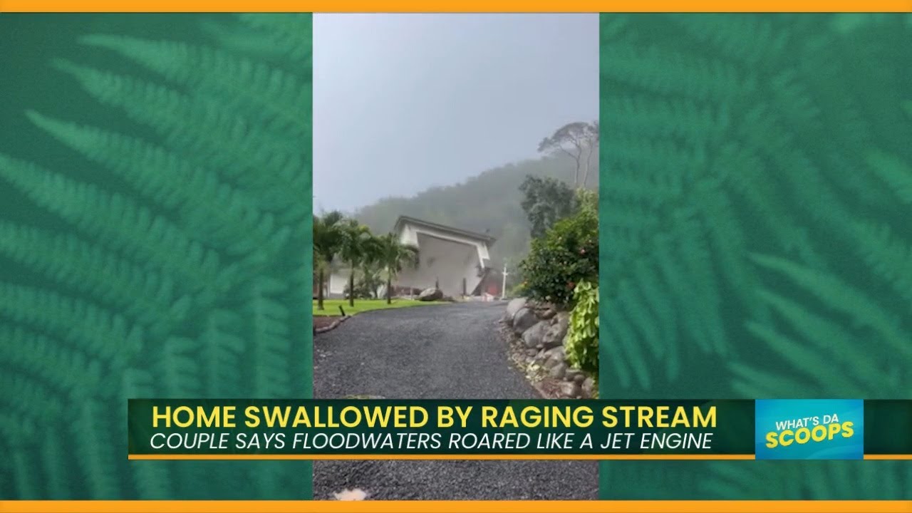 Шторм на Гавайях разрушил дома и имущество на всех островах.