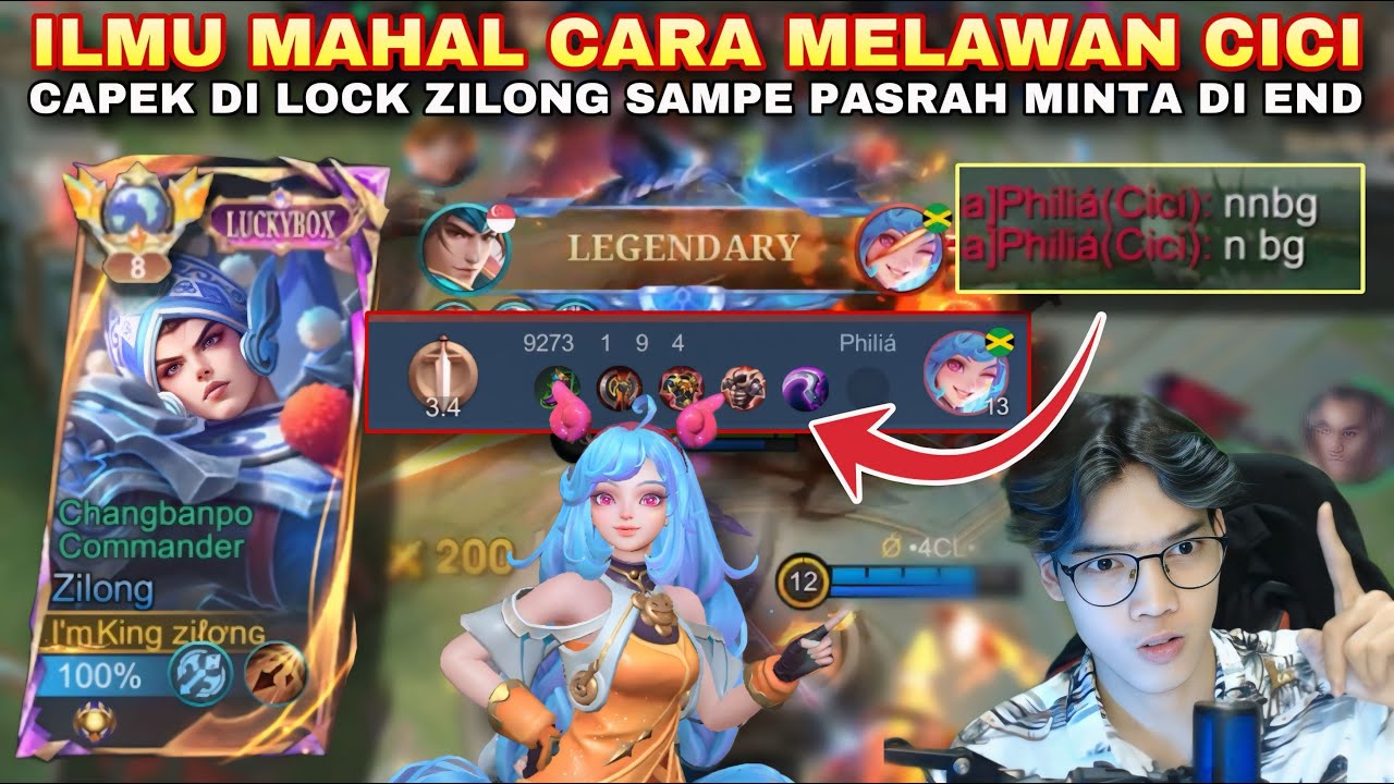 ILMU MAHAL TUTOR CARA LAWAN CICI DI XP LANE, Capek di lock Sampe pasrah minta di end | MLBB