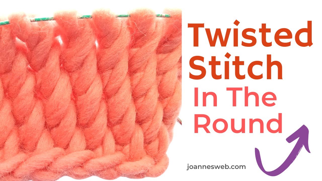 🌪 The Twisted Knitting Stitch In The Round