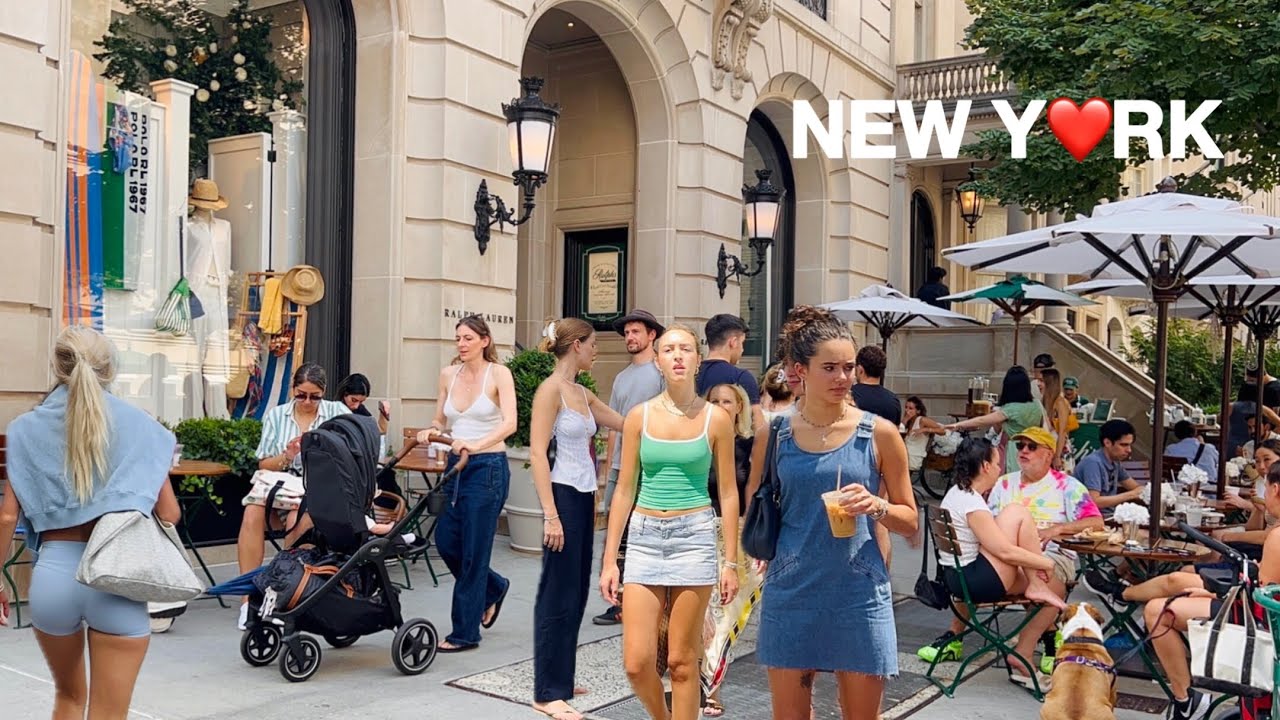 [4K]🇺🇸NYC Summer Walk🗽Beautiful Sunday Vibes in NYC 😎🌿Upper West Side to Upper East Side | July 2025