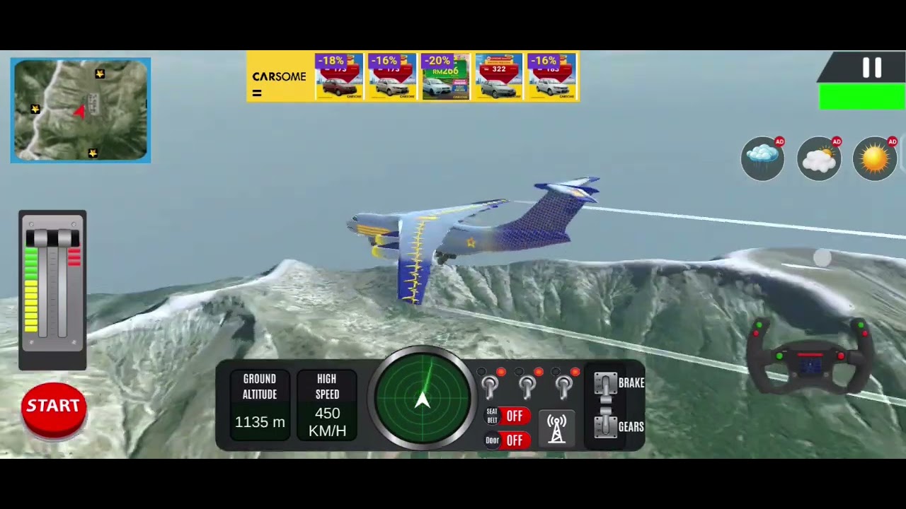 City Airplane Flight Simulator 