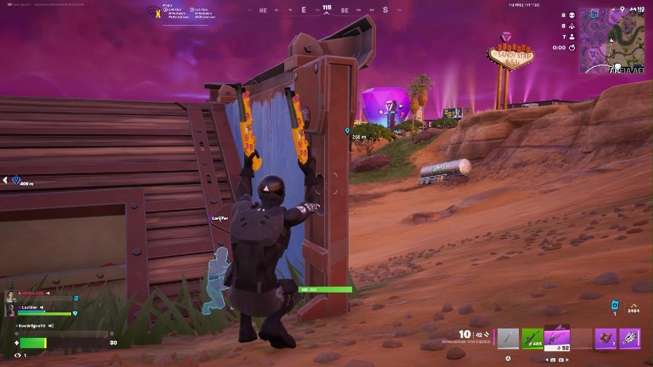 Fortnite! Vitória muito sofrida com Larissa e Luquinha