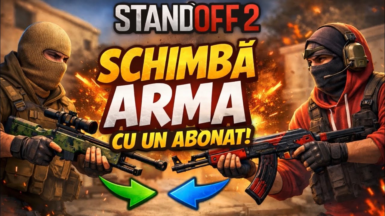 Schimbă arma cu un abonat pe Standoff 2 ! Am luat bătaie….