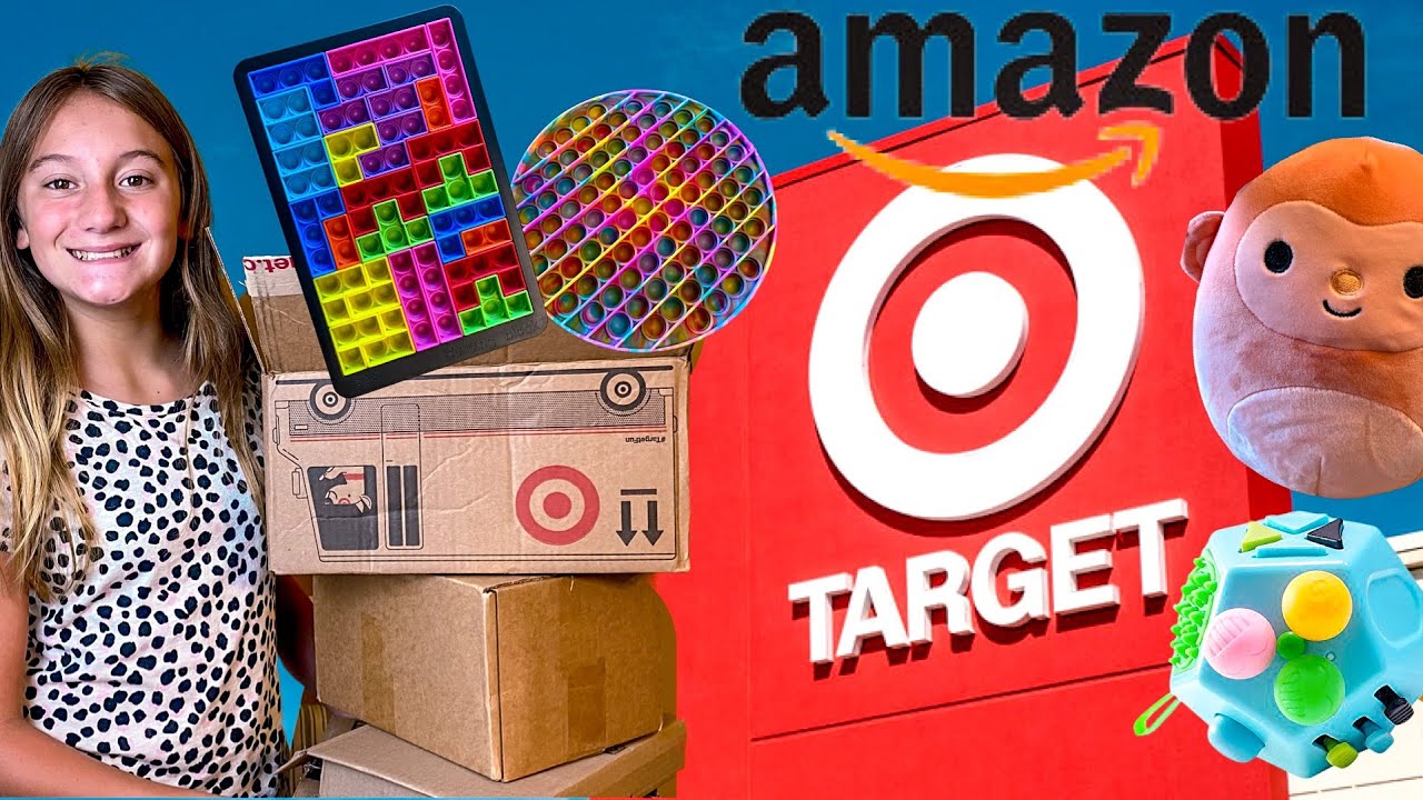 FIDGET SHOPPING ONLINE from TARGET & AMAZON