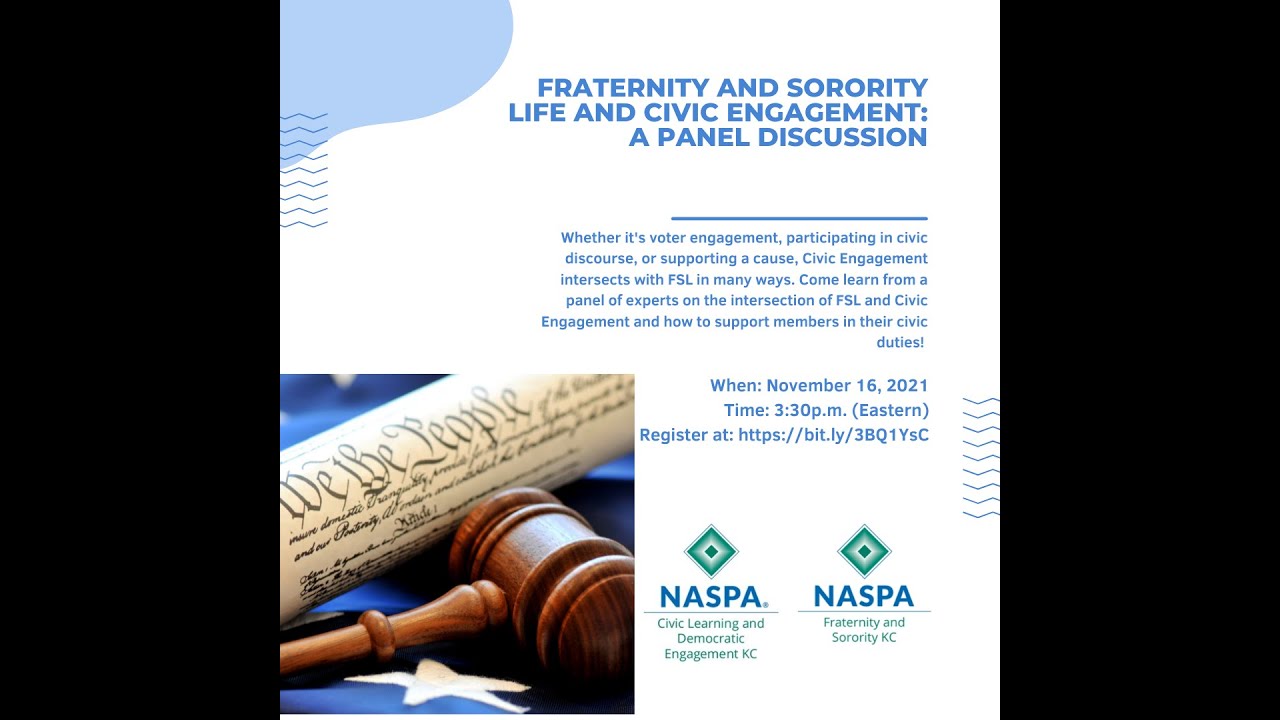 Fraternity & Sorority Life and Civic Engagement: A Panel Discussion