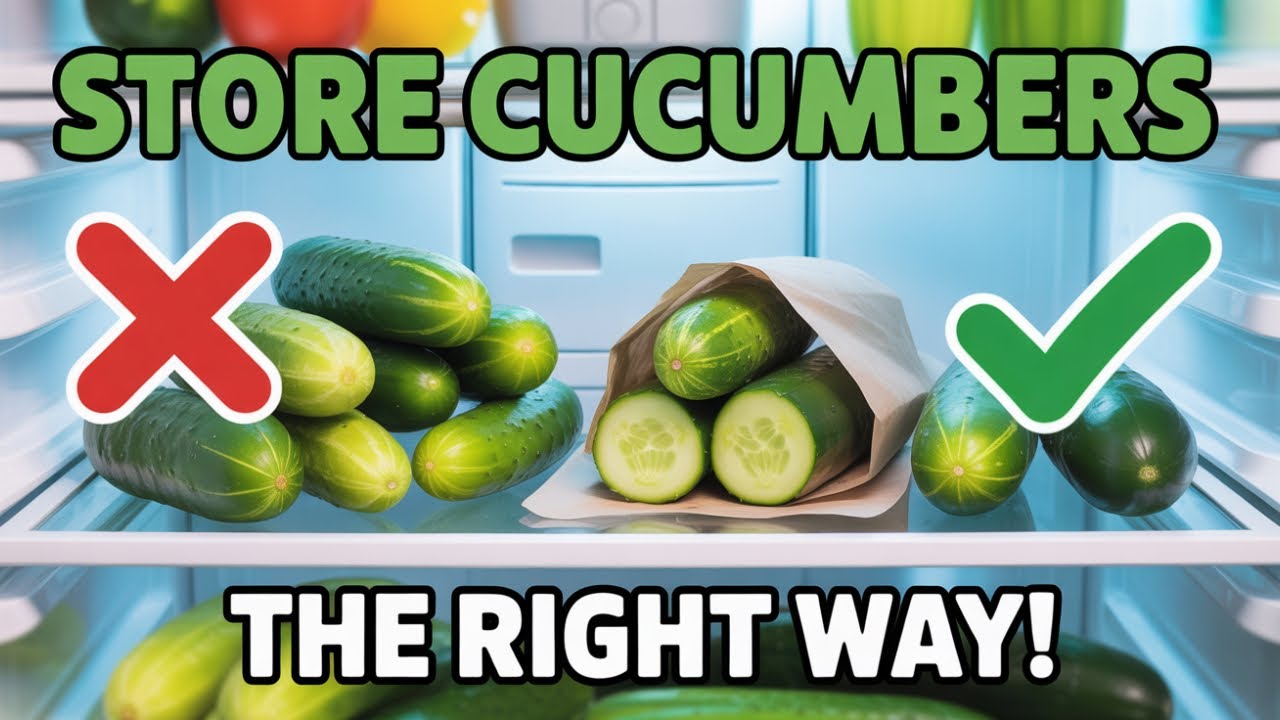 Keep Cucumbers Fresh for Weeks in Refrigerator – Easy Hack!