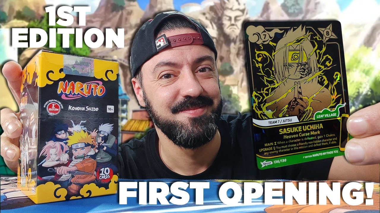 FIRST OPENING! ABRO MI PRIMERA BOOSTER BOX DE NARUTO MYTHOS TCG CON 24 SOBRES!
