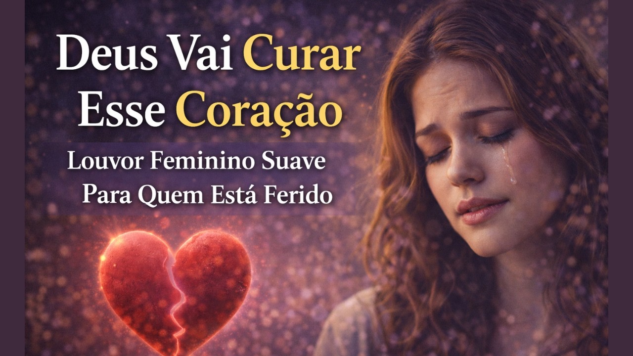 Deus Vai Curar Esse Coração | Louvor Feminino Suave Para Quem Está Ferido