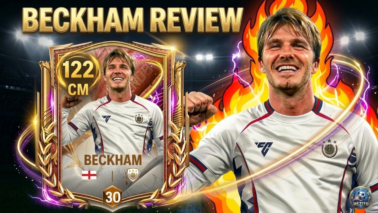 117 OVR BECKHAM REVIEW || CAPPED LEGENDS || FC MOBILE