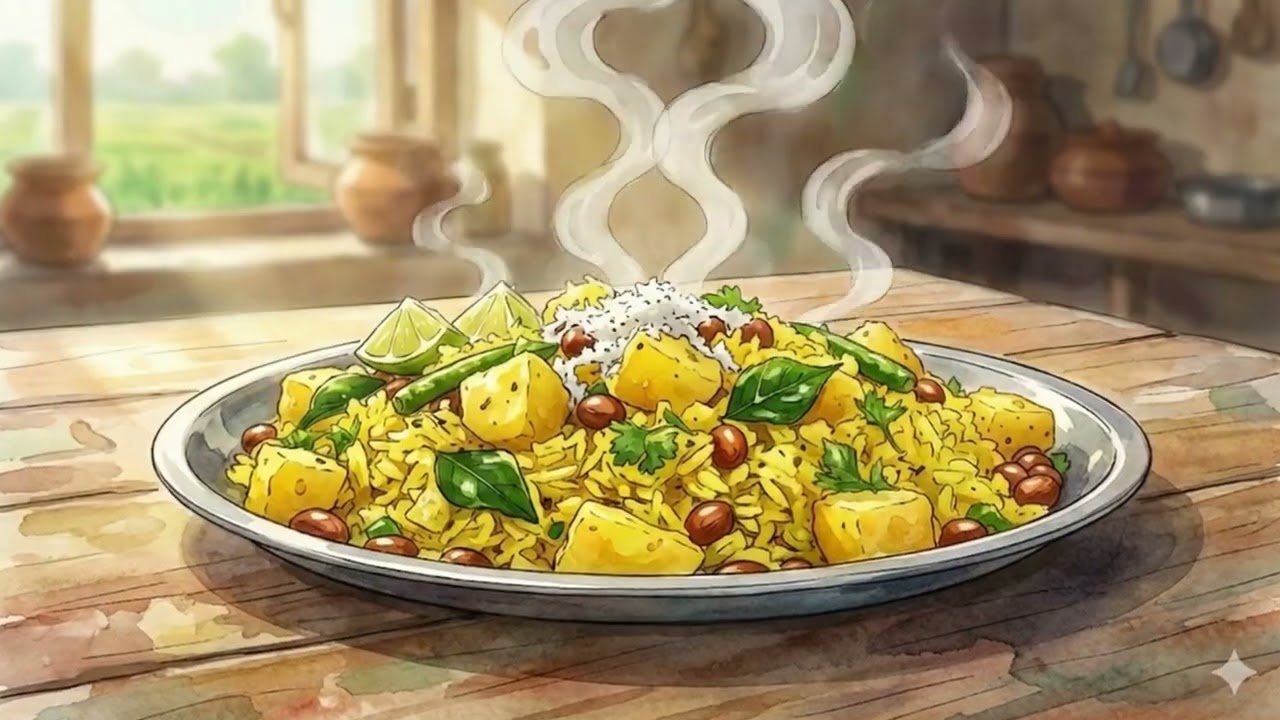 Peaceful Village Morning | Indian Village Life ASMR | Ghibli Style